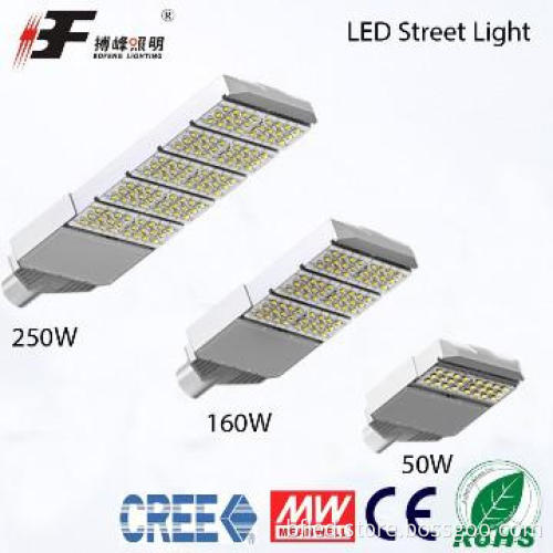 High brightness led street light ip65 160w ce rohs AC65-265v